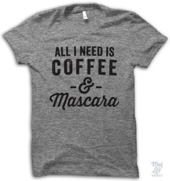 coffee and mascara